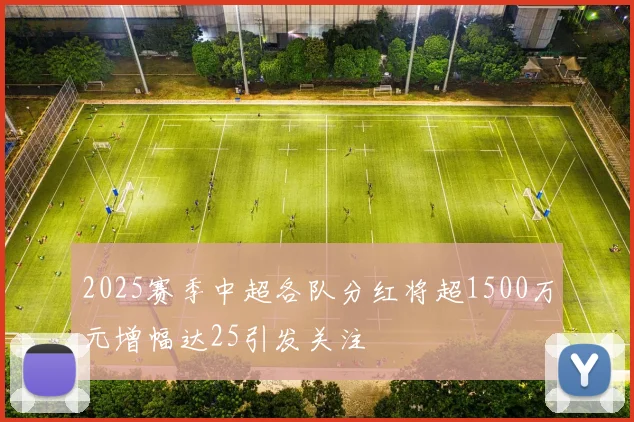 2025赛季中超各队分红将超1500万元增幅达25引发关注