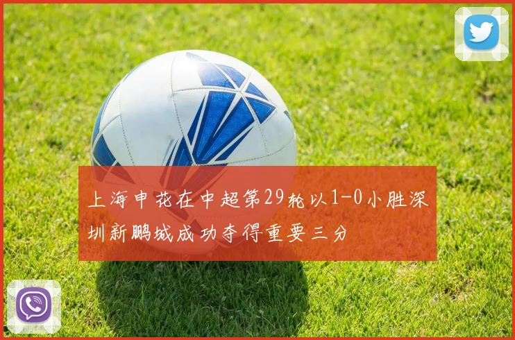 上海申花在中超第29轮以1-0小胜深圳新鹏城成功夺得重要三分